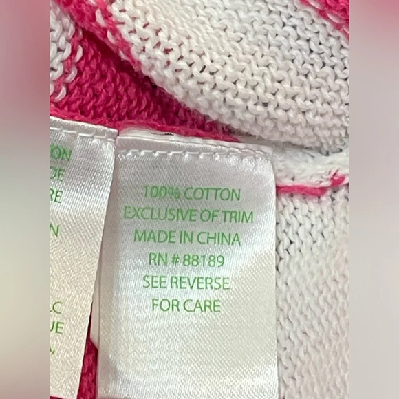 LILLY PULITZER Orchid Pink Flagler Striped Sweater XS - Picture 7 of 10